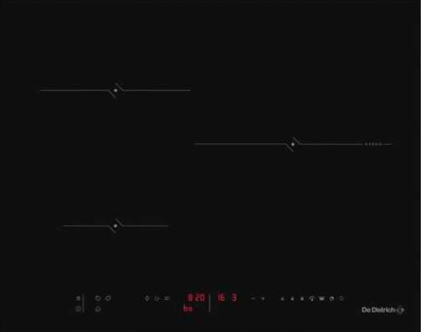 Фото товара: De Dietrich DPI4301BP индукционная поверхность