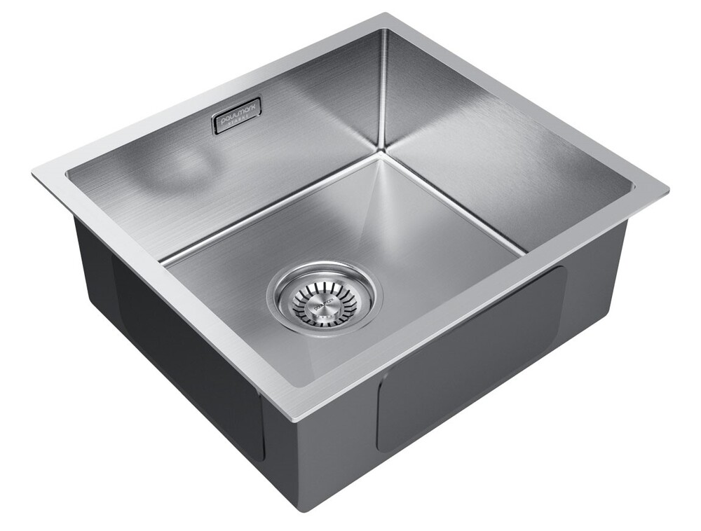 Детальное фото товара: Paulmark ALLER 44 UNI, мойка, нержавеющая сталь брашированная