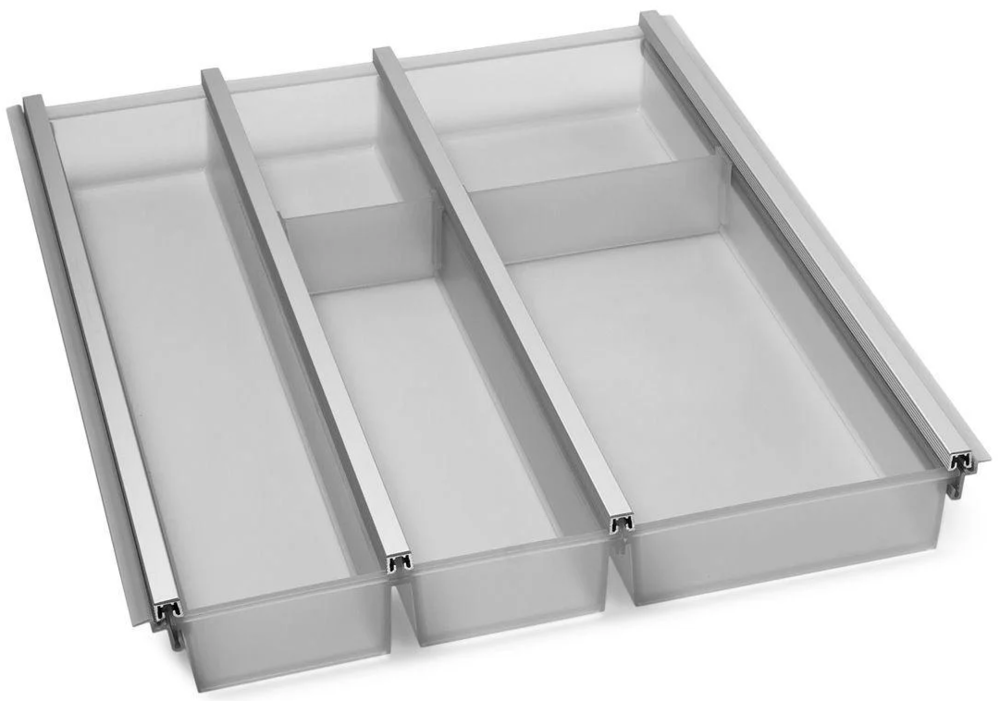 Фото товара: Ninka Cuisio Aqua 450, Innotech Hettich, лоток для столовых приборов, графит