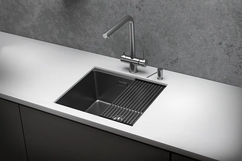 Детальное фото товара: GRANULA 5045U, мойка, нержавеющая сталь, сталь сатин