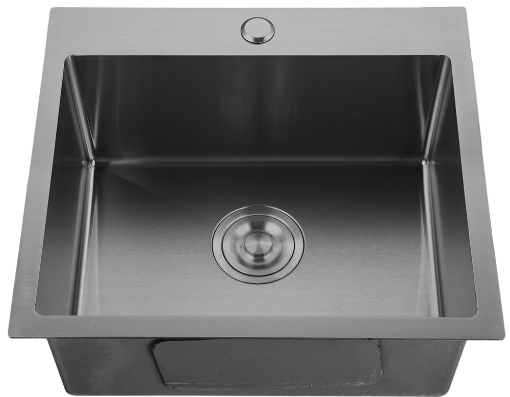 GranFest 5050 PVD, мойка, нержавеющая сталь, графит Фото товара: GranFest 5050 PVD, мойка, нержавеющая сталь, графит