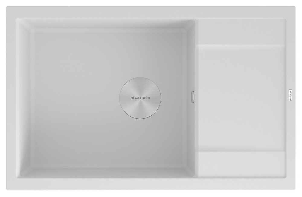 Фото товара: Paulmark FLUGEN 60, мойка, гранит, белый