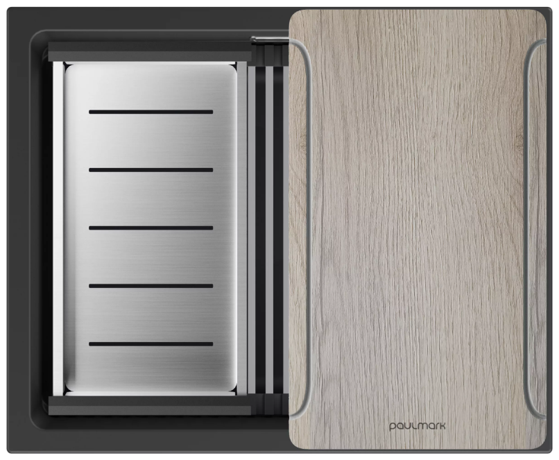 Фото товара: Paulmark LUMI-MULTI SINK 55, мойка, гранит, антрацит