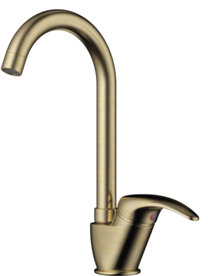 Фото товара: Omoikiri Umi-AB смеситель, античная латунь