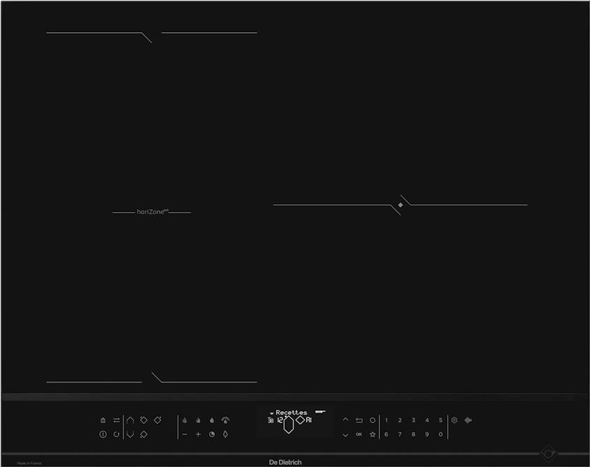 Фото товара: De Dietrich DPI4330B индукционная поверхность