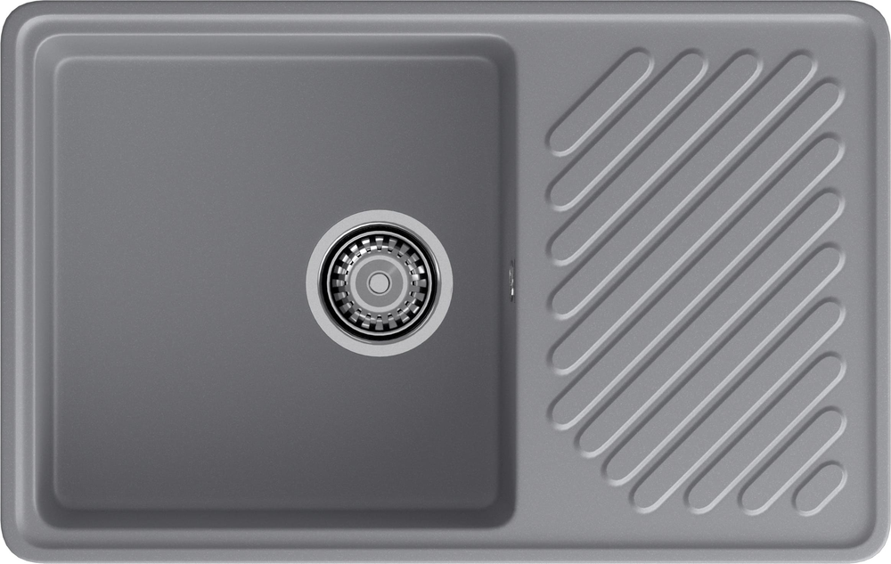 Фото товара: GranFest QUARZ GF-ZL-52, мойка, гранит, темно-серый