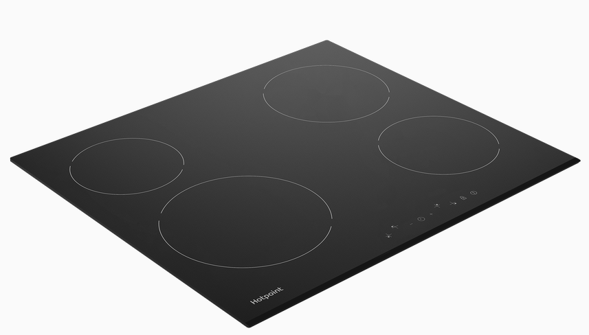 Hotpoint HR 6T2 B Детальное фото товара: Hotpoint HR 6T2 B стеклокерамическая поверхность