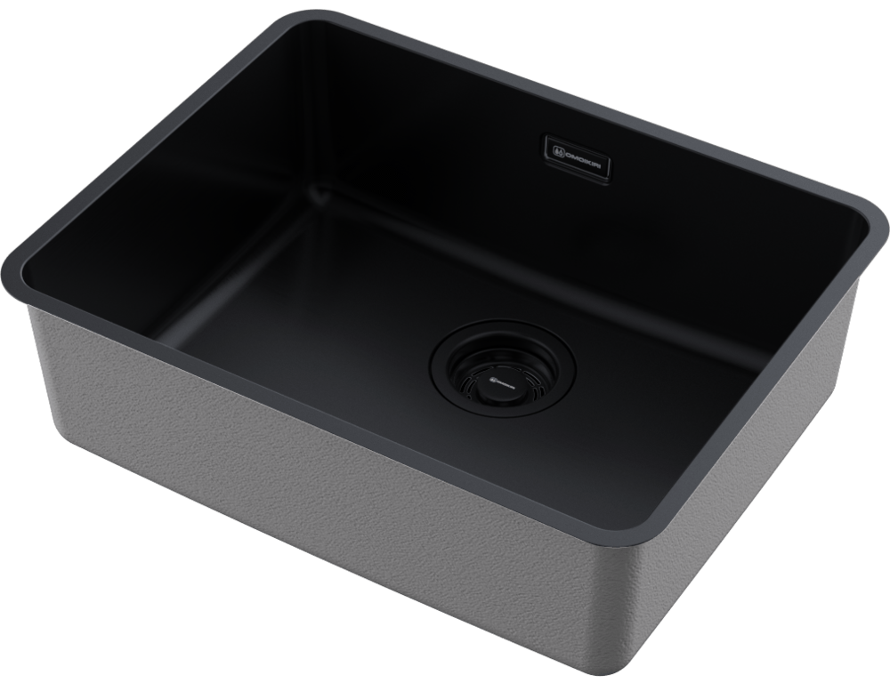 Детальное фото товара: Omoikiri Omi 53-U/I-GB Ultra, мойка, нержавеющая сталь/графит