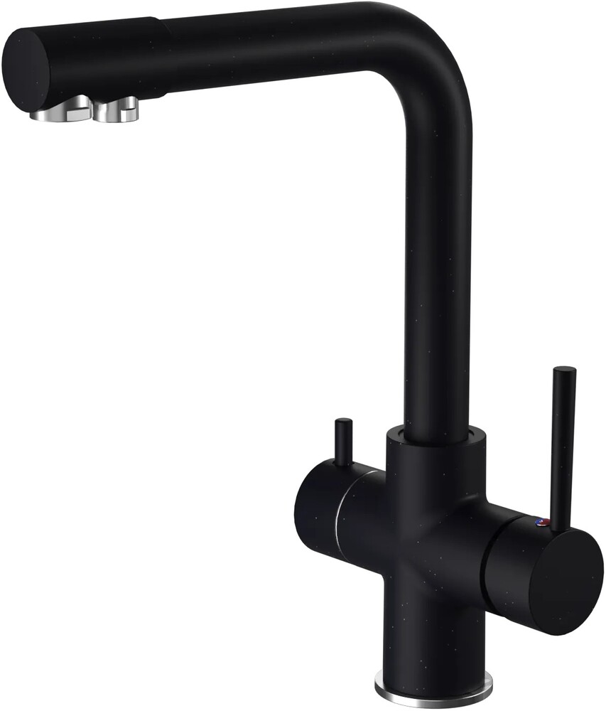 Фото товара: GranFest GF-Z-5423, смеситель, гранит, черный