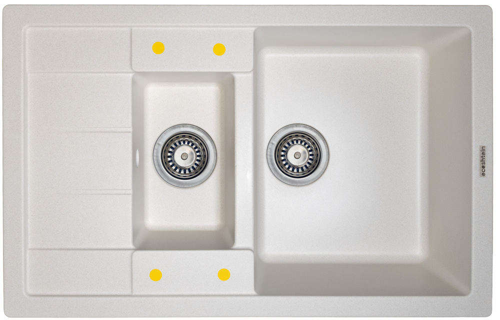 Фото товара: Ecoshtein RECHTECK 781.5, мойка, гранит, латте