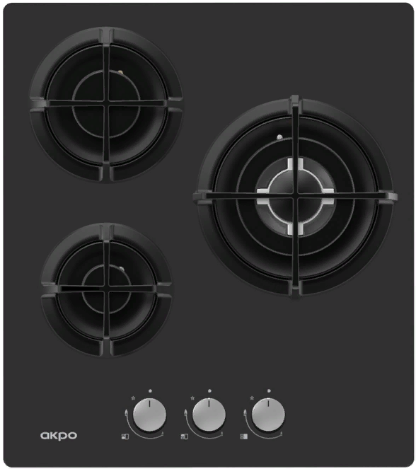 Фото товара: AKPO PGA 453 FGC-T2 BL газовая поверхность