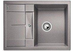 Фото товара: Blanco Metra 45S Compact, мойка, гранит, алюметаллик, с клапаном-автоматом