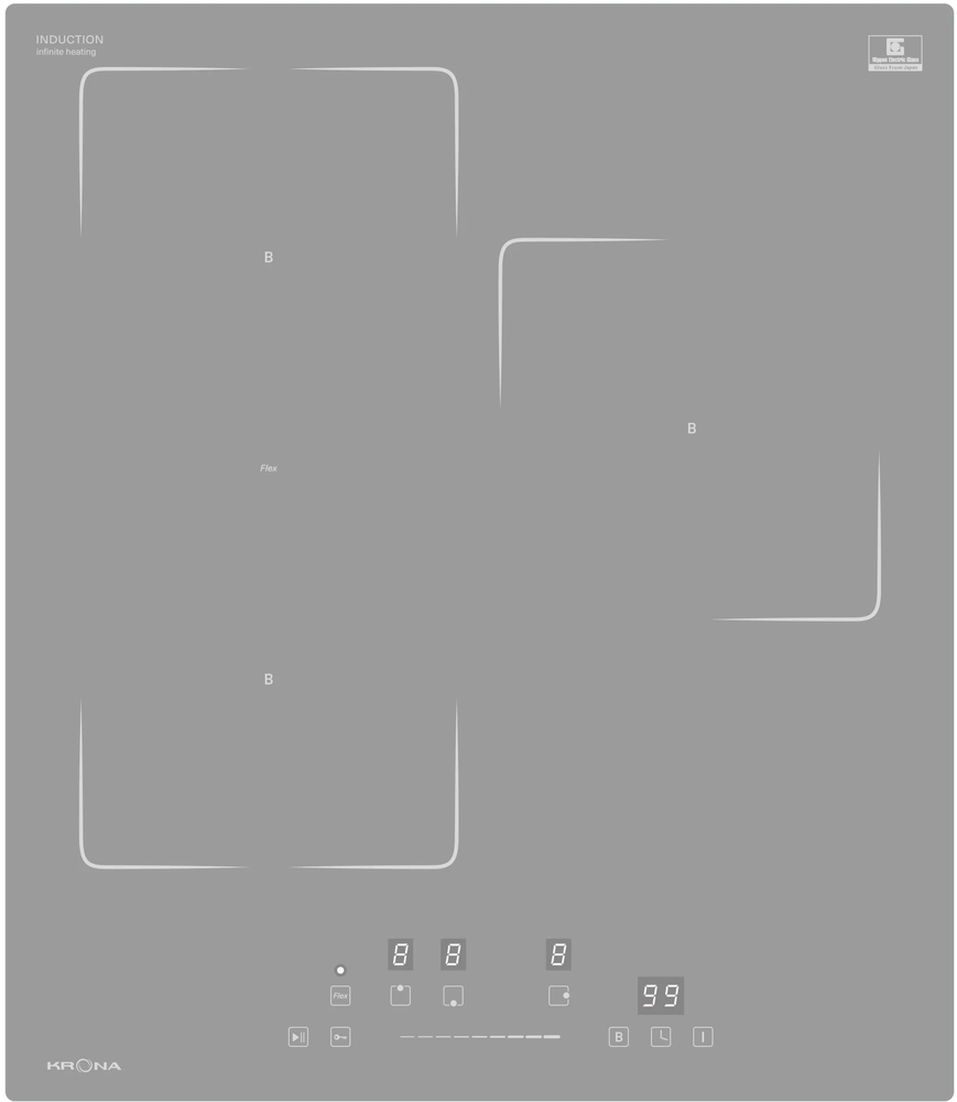 Фото товара: Krona MYSTERIUM max ih 45 GR индукционная поверхность
