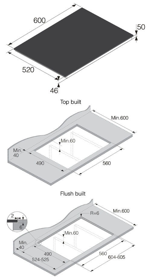 ASKO HI5643FBG1 Детальное фото товара: ASKO HI5643FBG1 индукционная поверхность