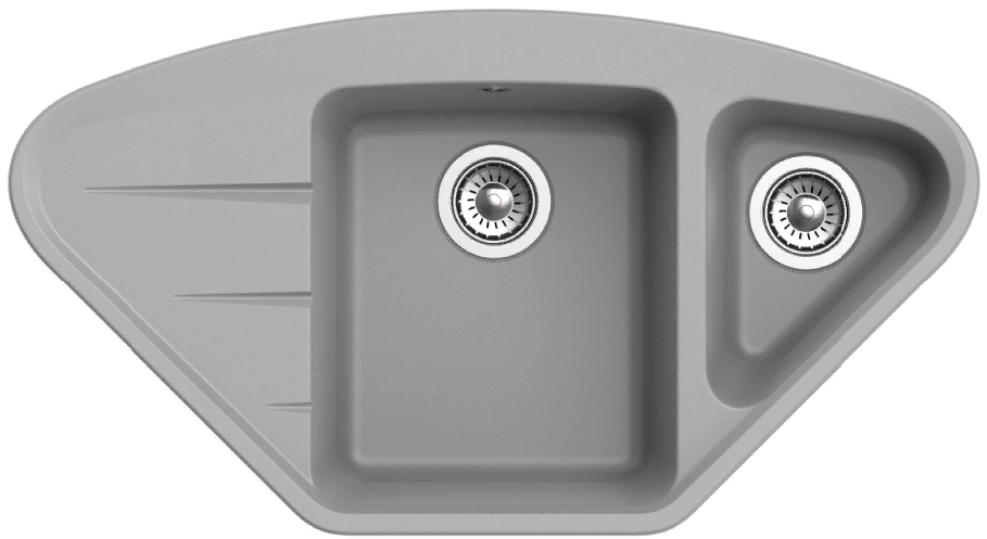 Ewigstein Wink W- 80KF, мойка, гранит, серый металлик Фото товара: Ewigstein Wink W- 80KF, мойка, гранит, серый металлик