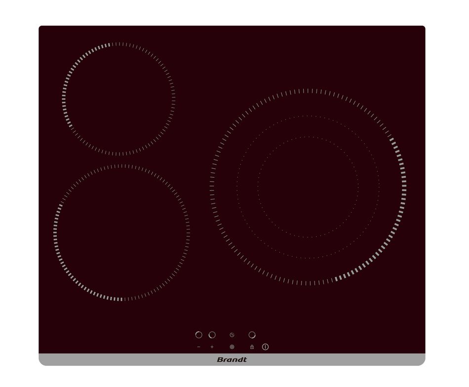 Фото товара: Brandt BPV6322B стеклокерамическая поверхность