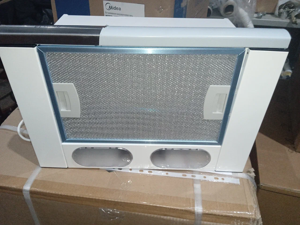 Уценка Elikor Интегра 45П-400-В2Л белый/нерж Детальное фото товара: Уценка Elikor Интегра 45П-400-В2Л белый/нерж