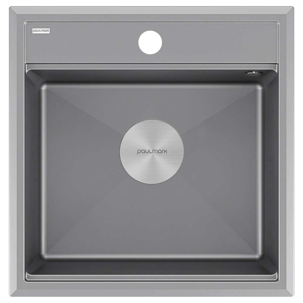 Фото товара: Paulmark STEPIA 50, мойка, гранит, серый металлик