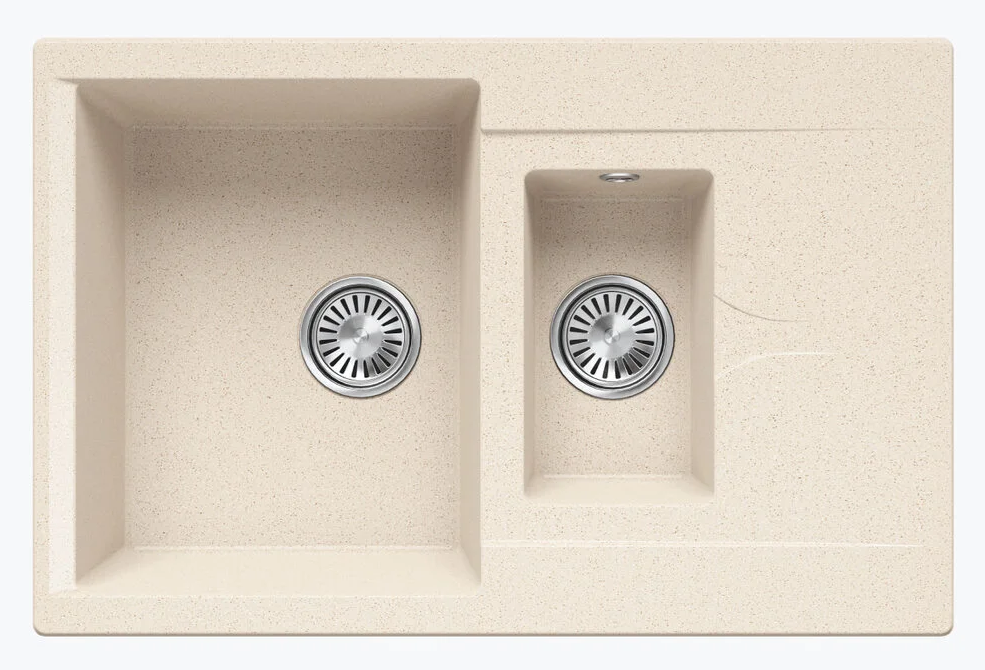 Фото товара: Polygran BRIG-770, мойка, мрамор, кремовый 327