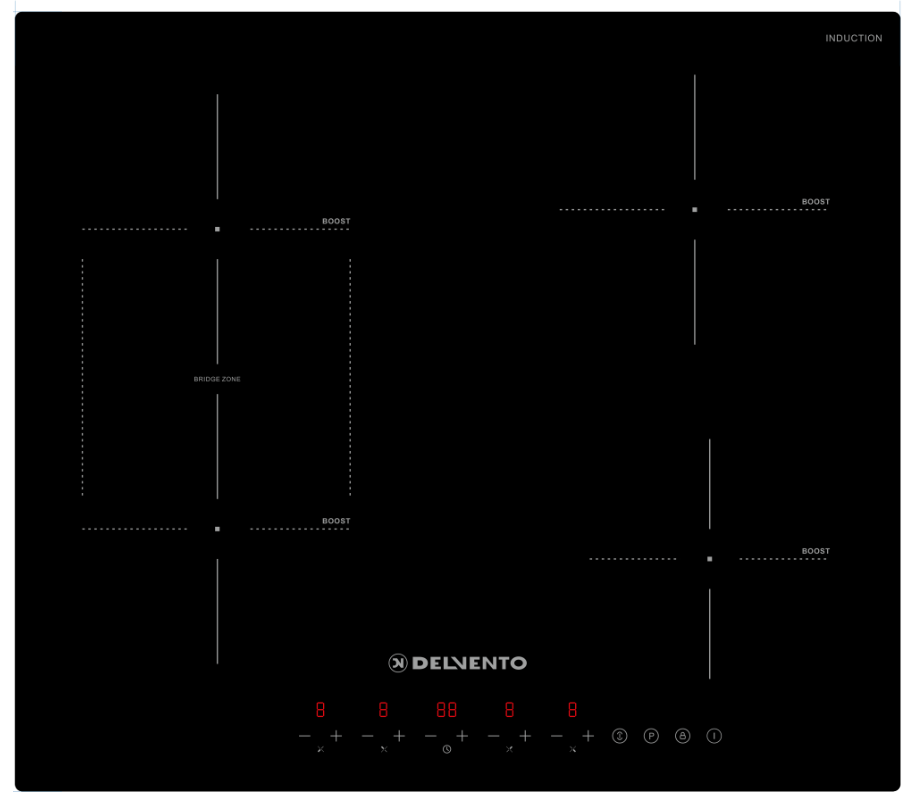 Фото товара: Delvento V60I74S200 индукционная поверхность