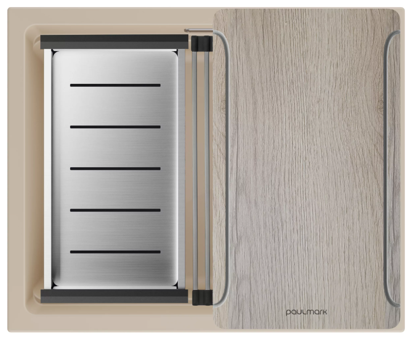 Фото товара: Paulmark LUMI-MULTI SINK 55, мойка, гранит, латте