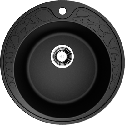 Фото товара: Omoikiri Tovada 51 BL, мойка, гранит, черный