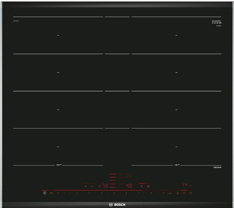 Фото товара: Bosch PXY675DC1E индукционная поверхность