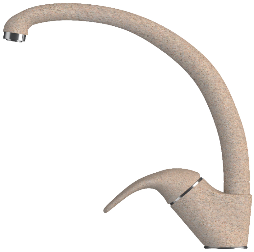 Фото товара: Polygran Высокий, смеситель, песочный 302