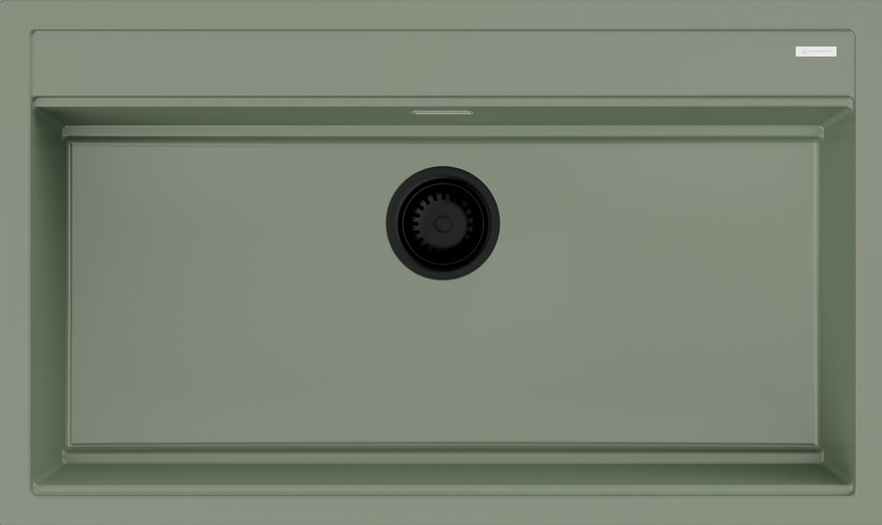 Фото товара: Omoikiri Kitagawa 86-LB-WG, мойка, керамика, ветреный зеленый