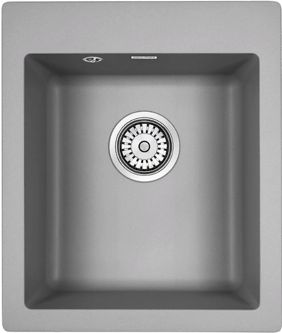 Детальное фото товара: Paulmark KANTE 40, мойка, гранит, серый металлик
