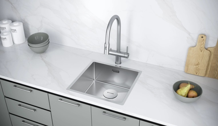 Детальное фото товара: KUCHENSTERN KRAFT 45, мойка, нержавеющая сталь