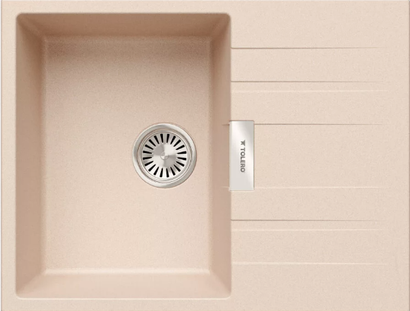 Tolero Loft TL-650, мойка, гранит, саванна Фото товара: Tolero Loft TL-650, мойка, гранит, саванна