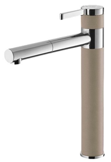 ALVEUS ZINA CHR - G02M, смеситель, гранит, бежевый Фото товара: ALVEUS ZINA CHR - G02M, смеситель, гранит, бежевый