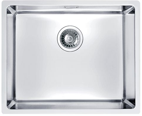 Фото товара: ALVEUS KOMBINO 50 SAT-90, мойка, нержавеющая сталь сатин (в комплекте с сифоном 1130550)