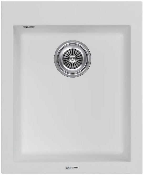 Фото товара: KUCHENSTERN OBEN 45, мойка, гранит, белый