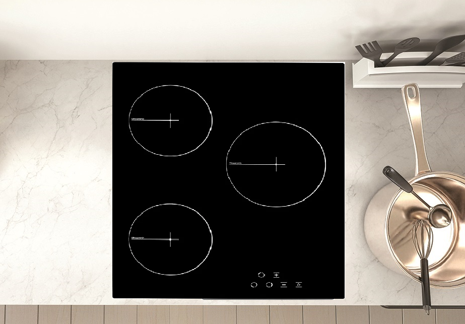 SIMFER H45D13B001 Детальное фото товара: SIMFER H45D13B001 стеклокерамическая поверхность