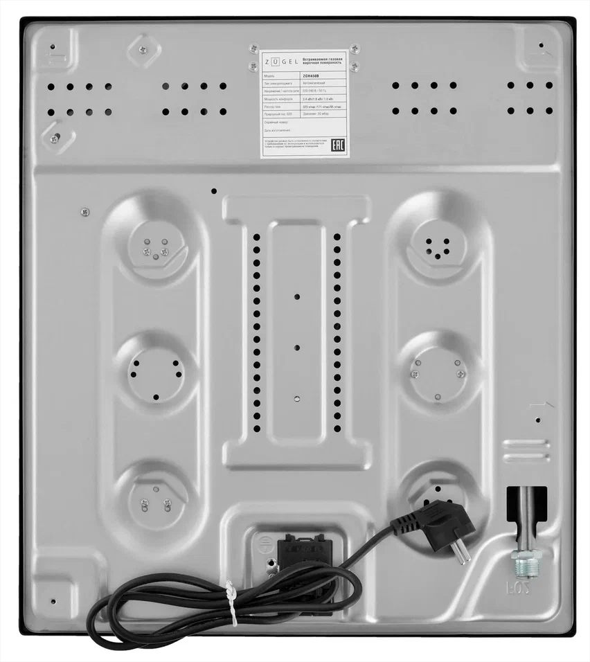 Детальное фото товара: ZUGEL ZGH450B газовая поверхность