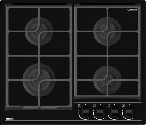 Фото товара: Teka GBC 64100 KBN NIGHT RIVER BLACK газовая поверхность