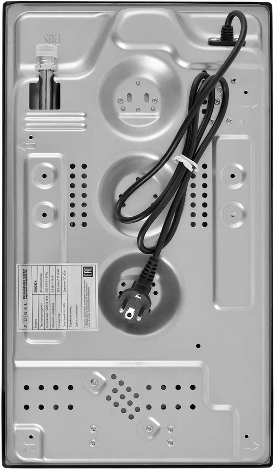 Детальное фото товара: ZUGEL ZGH292X газовая поверхность