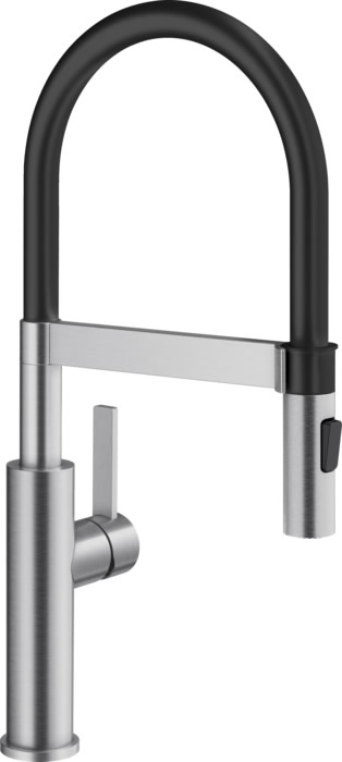 Фото товара: Blanco Sonea-S, смеситель, нержавеющая сталь матовая