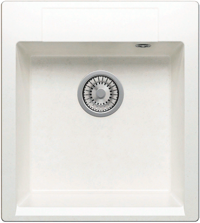 Фото товара: Polygran ARGO-460, мойка, мрамор, белый хлопок 36