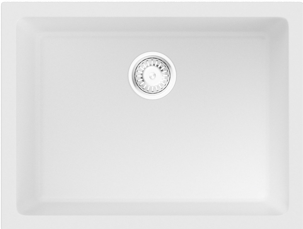Фото товара: Omoikiri Okinoshima 61-U/I-WH, мойка, керамика, белый