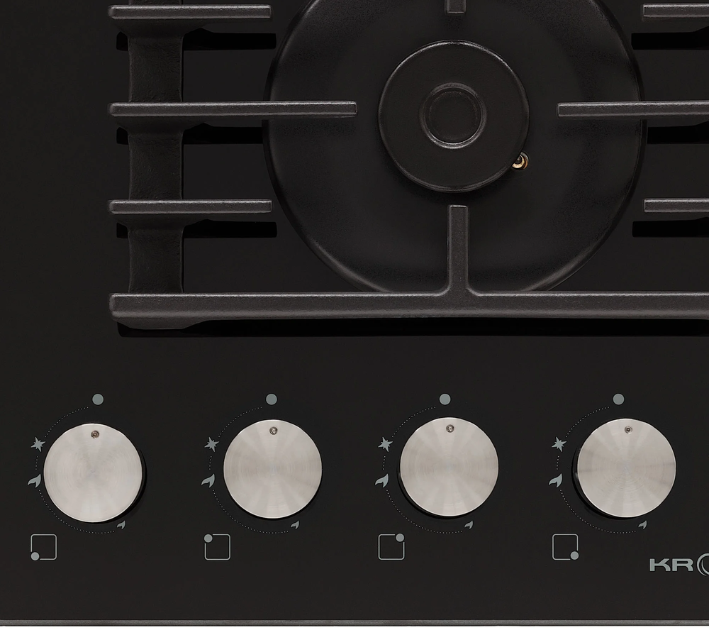 Детальное фото товара: Krona HAGEL 60 BL газовая поверхность