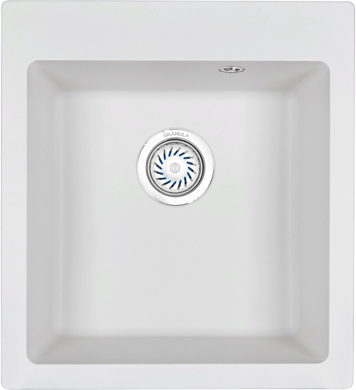 Фото товара: GRANULA 4651 мойка, гранит, арктик (белый)