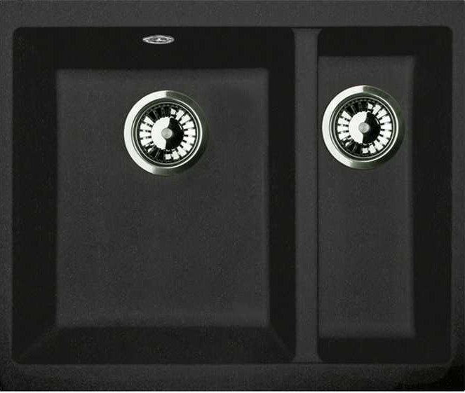 Фото товара: LAVA U.2 BASALT, мойка, гранит, черный