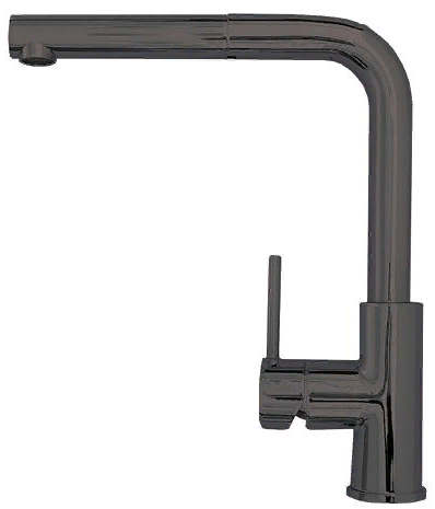 Фото товара: ALVEUS ZEOS P MONARCH ANTHRACITE, смеситель, антрацит