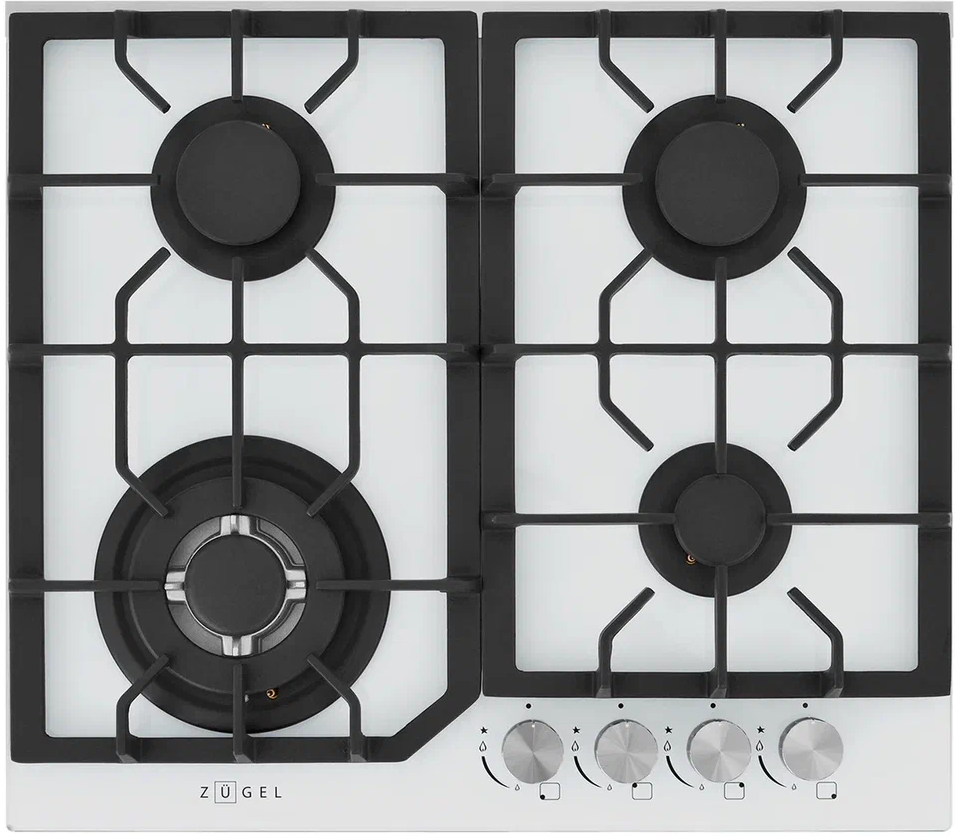 Фото товара: ZUGEL ZGH601W газовая поверхность