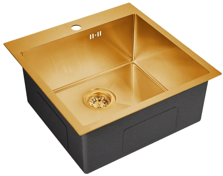 Фото товара: Emar EMB-116 PVD Nano Golden, мойка, нержавеющая сталь, золото