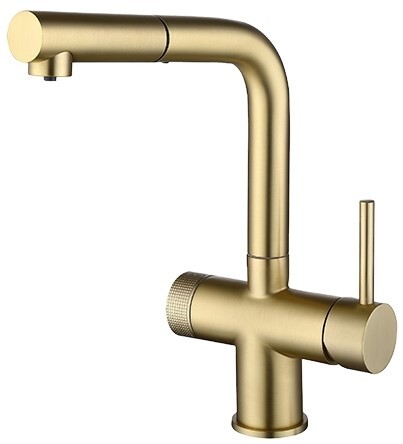 Фото товара: Emar EC-7026 Matt Gold, смеситель, матовое золото