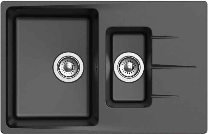 Ewigstein Gerd G- 60KF, мойка, гранит, черный Фото товара: Ewigstein Gerd G- 60KF, мойка, гранит, черный